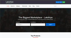 Desktop Screenshot of lakshiya.com